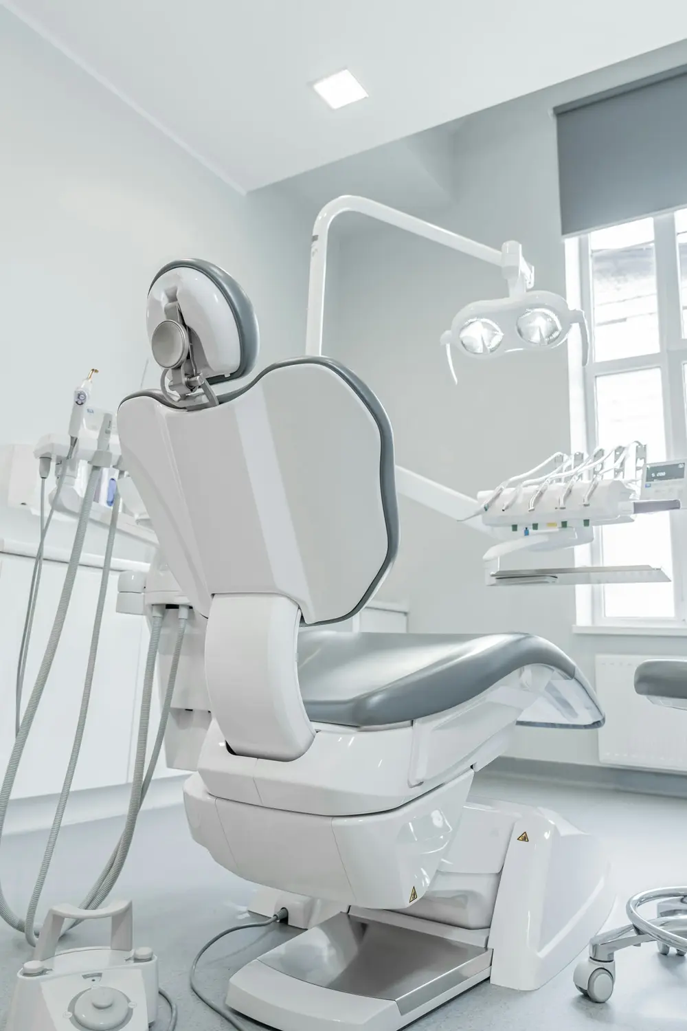 A calm, modern treatment room with natural light