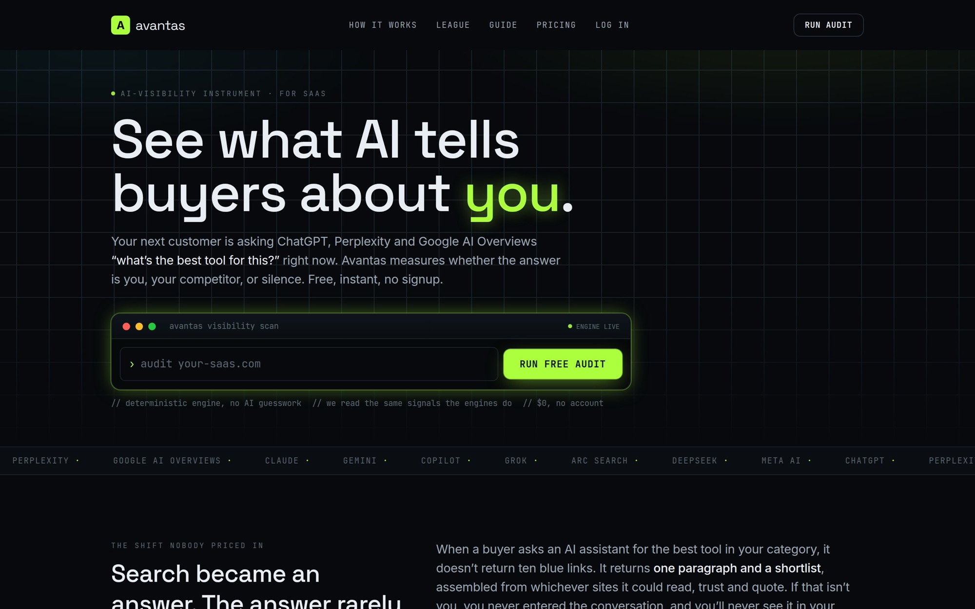Avantas website, designed and built by Hire The Creatives