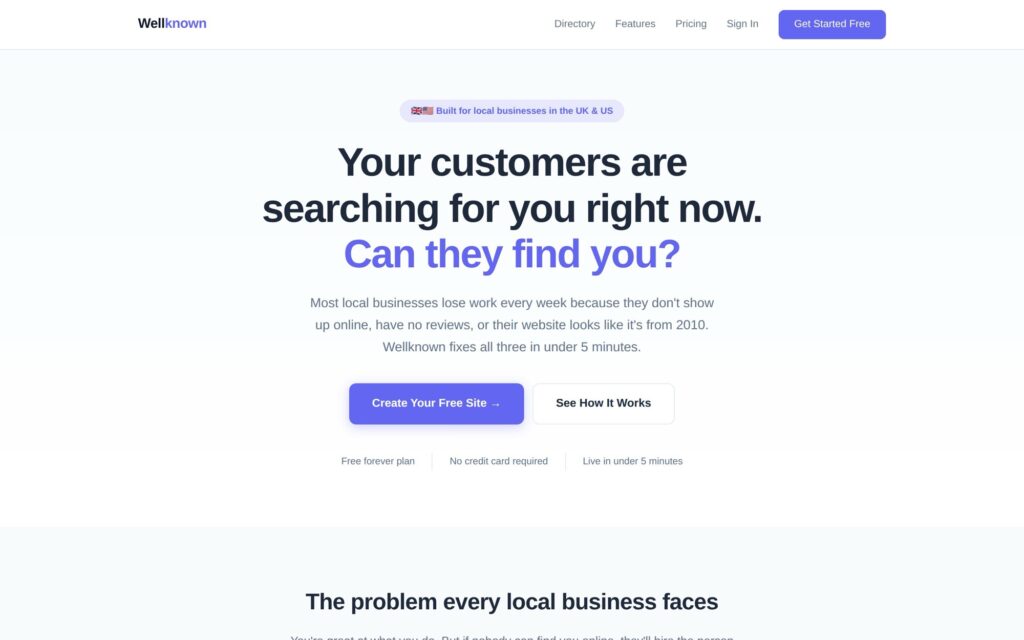 Wellknown, a live platform built and run by Hire The Creatives