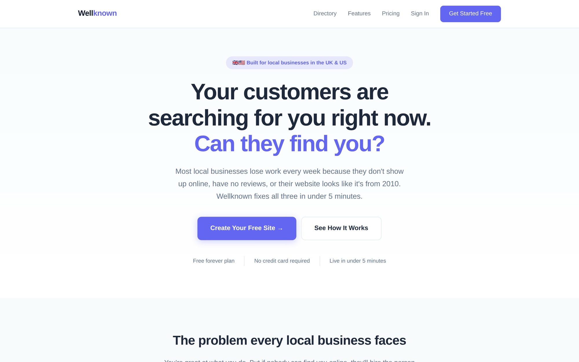 Wellknown website, designed and built by Hire The Creatives